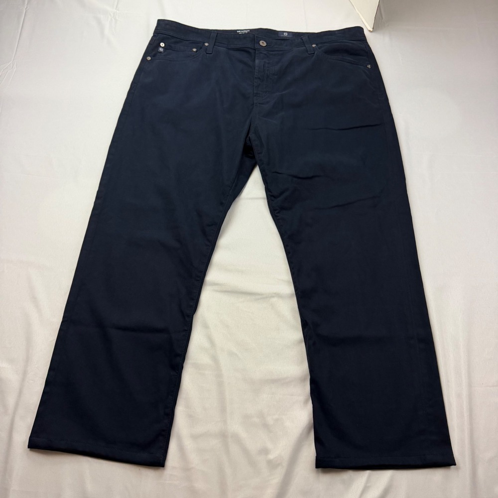 AG Adriano Goldschmied The Everett Pants Mens 40x27 Navy Blue Slim Straight 1794